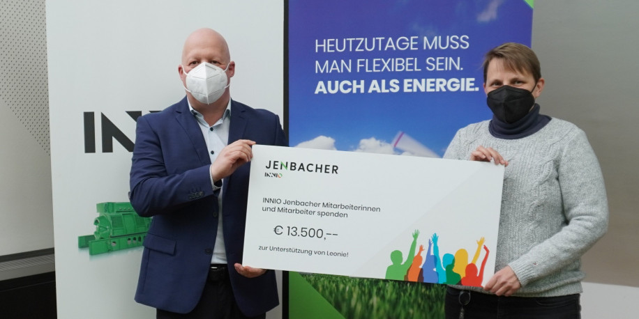 INNIO Jenbacher Spendenaktion für krankes KInd