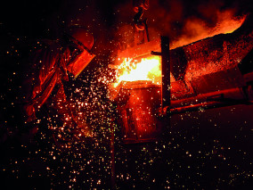 Gase aus der Stahlproduktion
