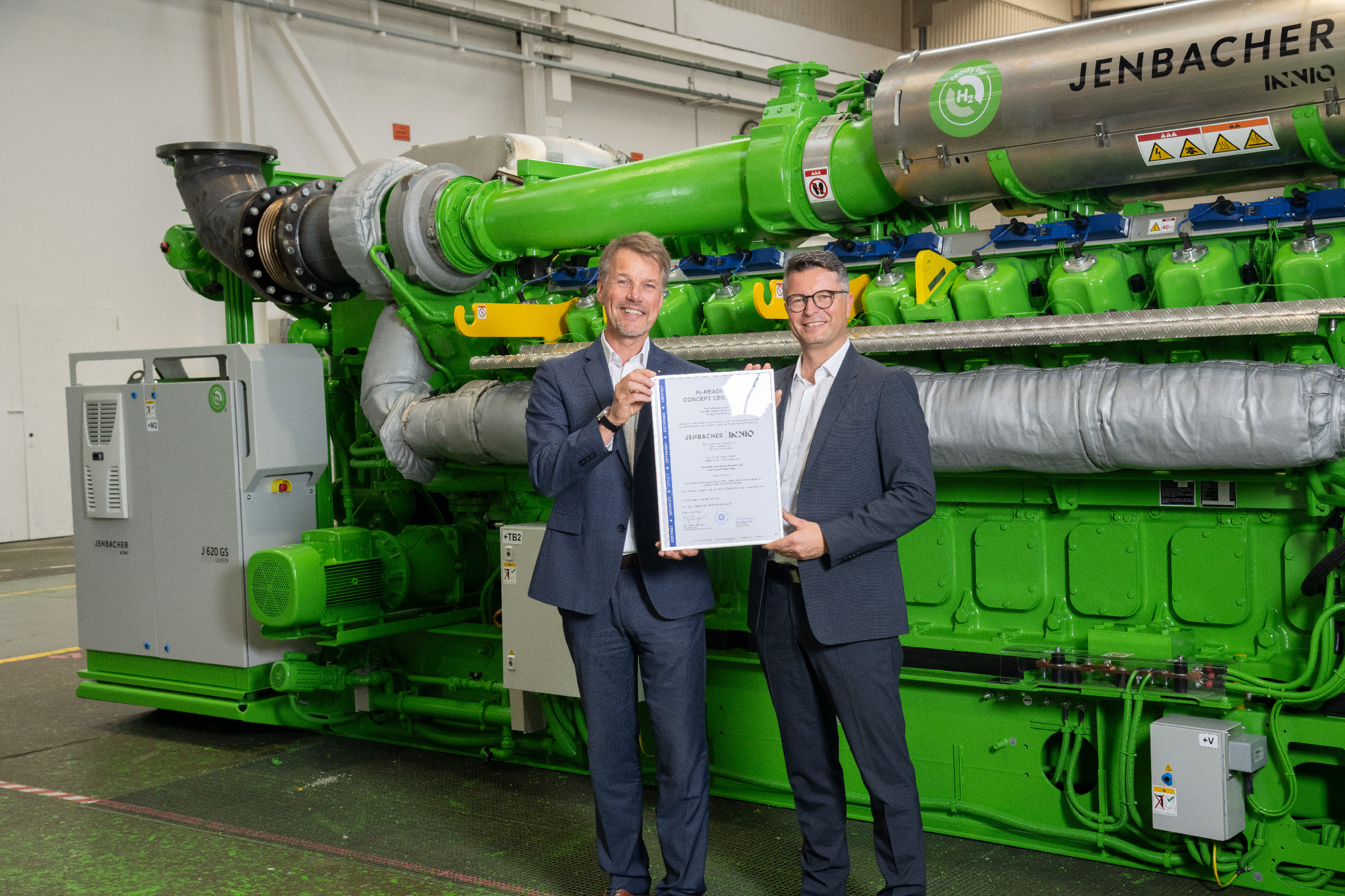 Picture PR: INNIO receives ‘H2-Readiness’ certification from TÜV SÜD 1 